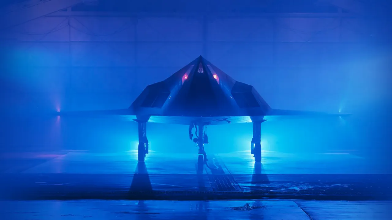 Backdrop artwork for F-117A Stealth Fighter