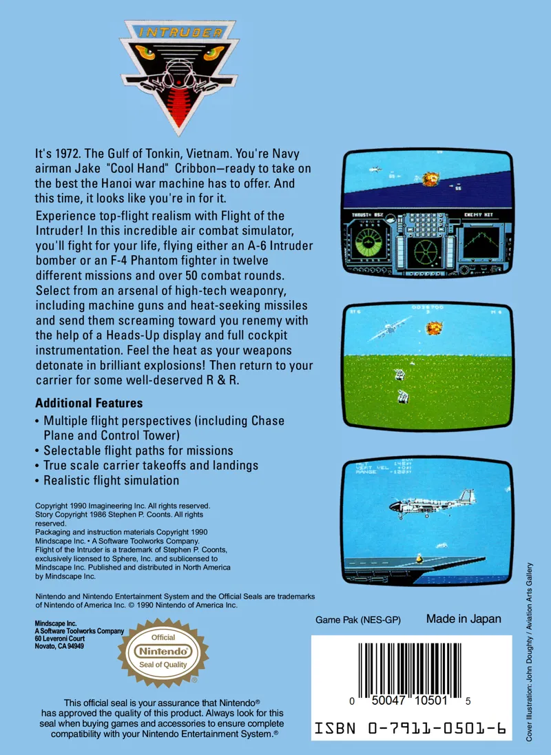 Flight of the Intruder box back