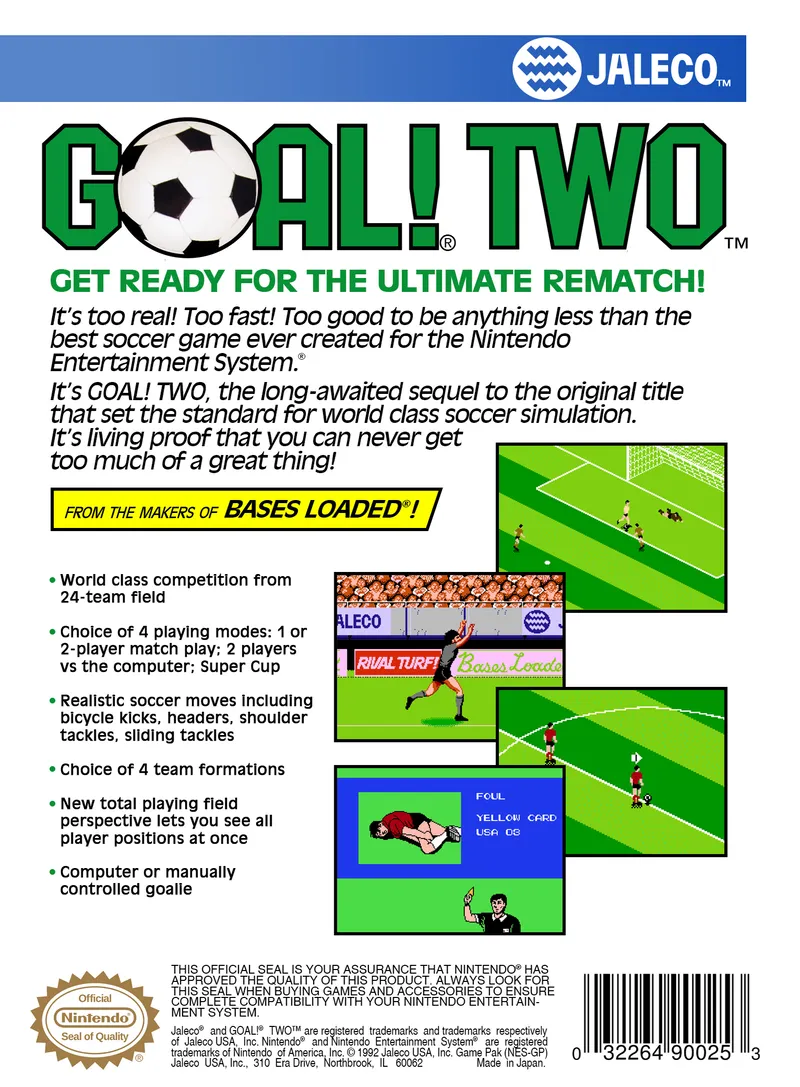 Goal! Two box back