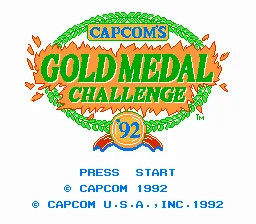 Capcom's Gold Medal Challenge '92 screenshot