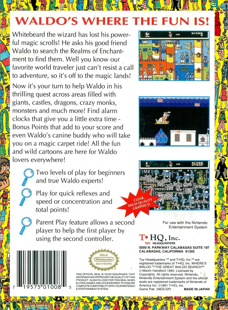 The Great Waldo Search box back