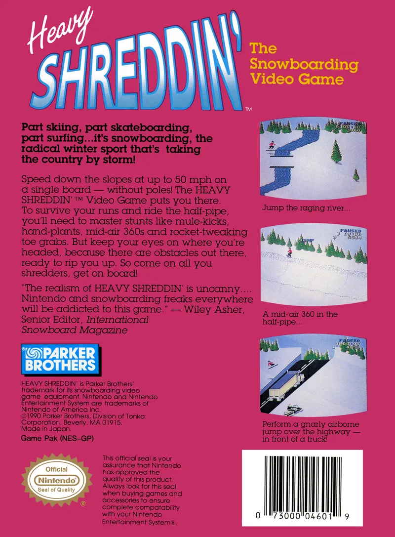 Heavy Shreddin' box back