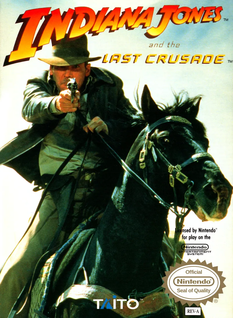 Indiana Jones and the Last Crusade box art