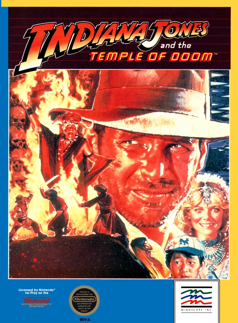 Indiana Jones and the Temple of Doom box art