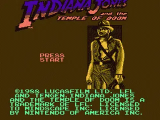 Indiana Jones and the Temple of Doom screenshot