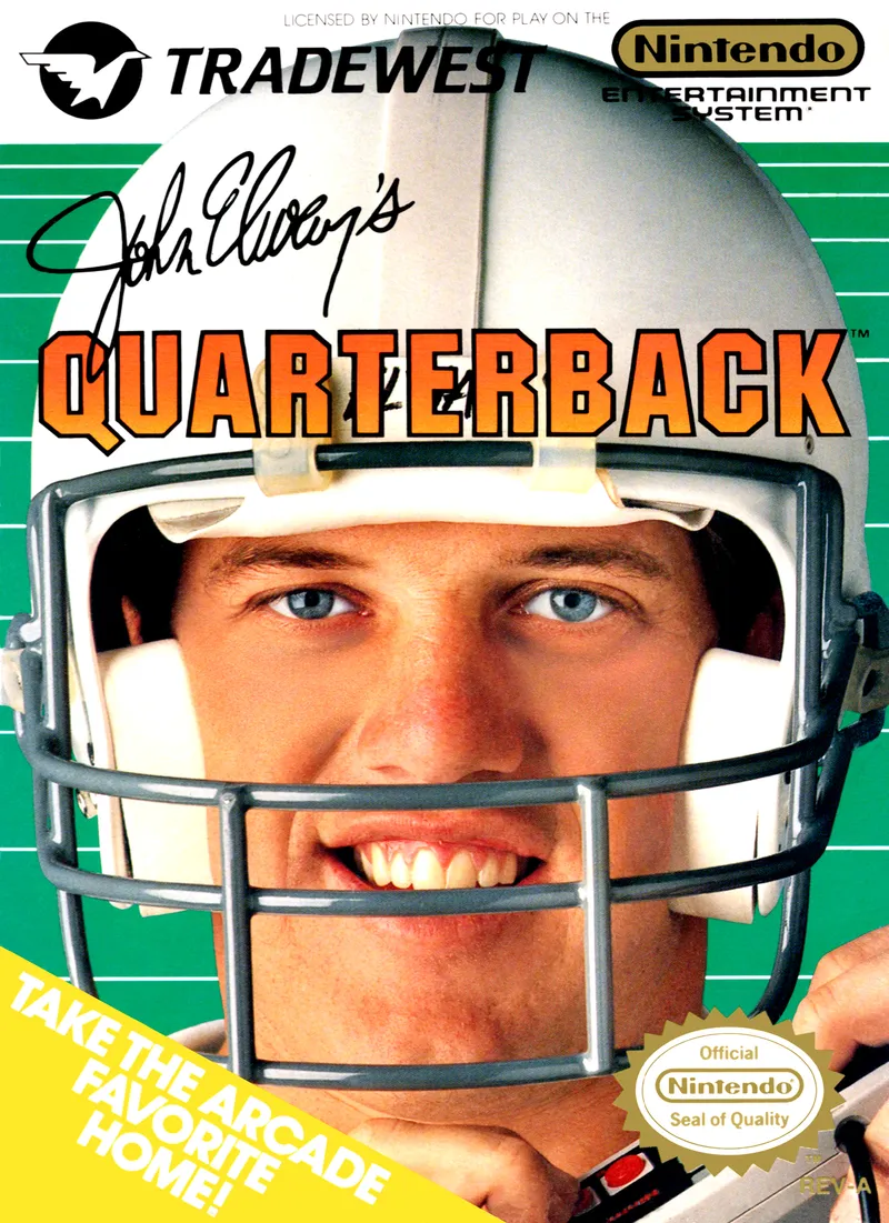 John Elway's Quarterback box art