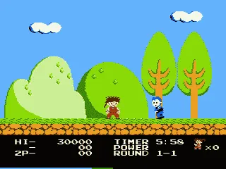 Backdrop artwork for Kid Niki: Radical Ninja