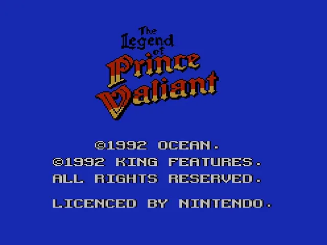 The Legend of Prince Valiant screenshot