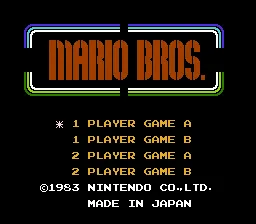 Mario Bros. screenshot