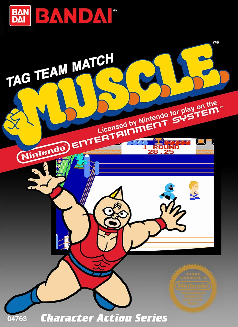 M.U.S.C.L.E. - Tag Team Match cover art for Nintendo Entertainment System