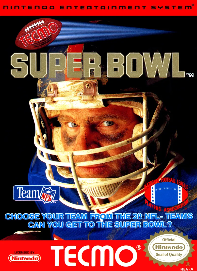 Tecmo Super Bowl box art