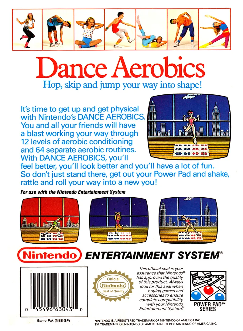 Dance Aerobics box back