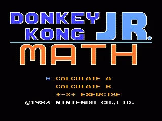 Donkey Kong Jr. Math screenshot