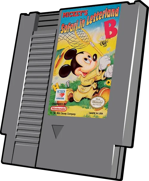 Mickey's Safari in Letterland cart