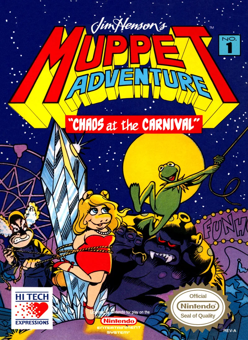Muppet Adventure: "Chaos at the Carnival" box art