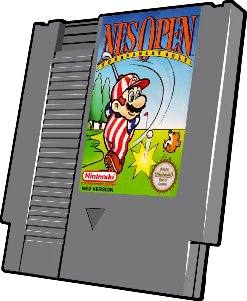 NES Open Tournament Golf cart