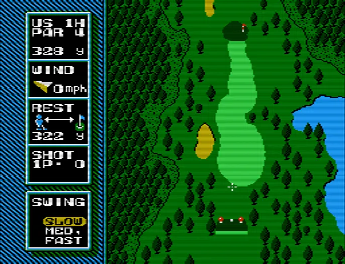 Backdrop artwork for NES Open Tournament Golf
