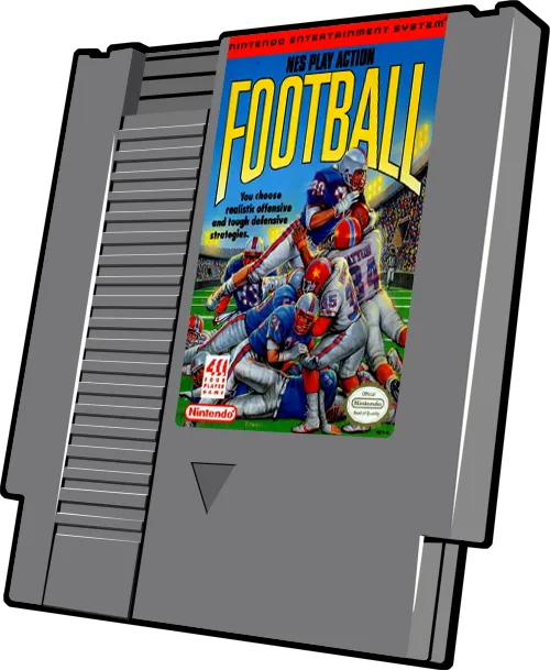 NES Play Action Football cart