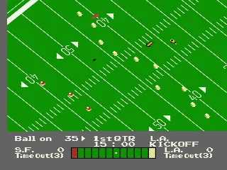 Backdrop artwork for NES Play Action Football