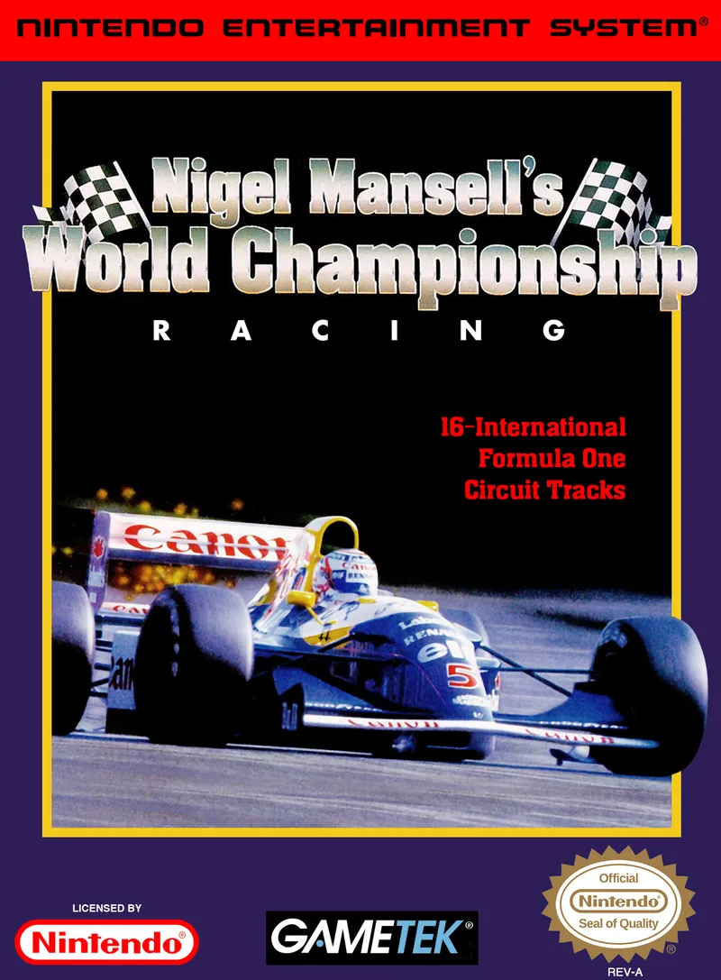 Nigel Mansell's World Championship Racing box art