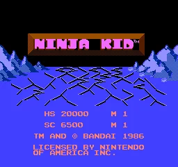 Ninja Kid screenshot
