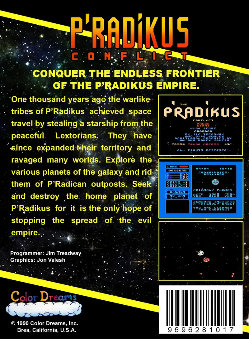 P'radikus Conflict box back