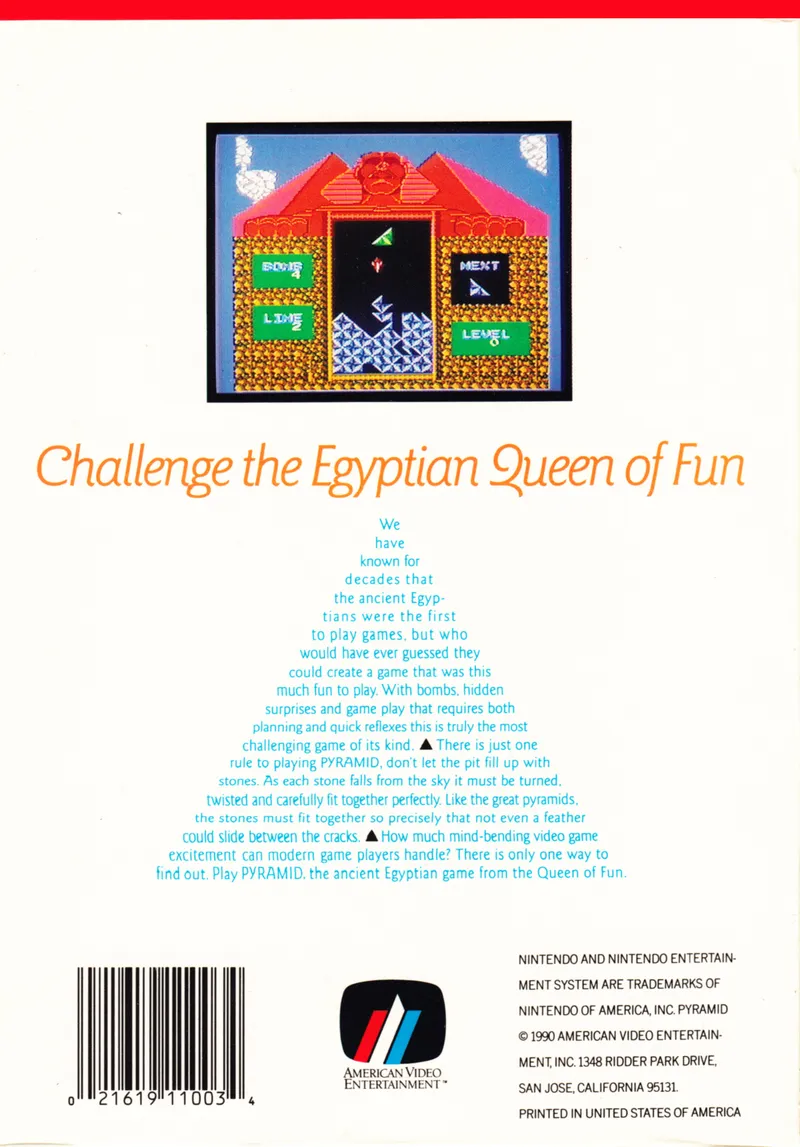 Pyramid box back