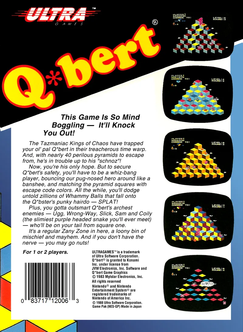 Q*bert box back