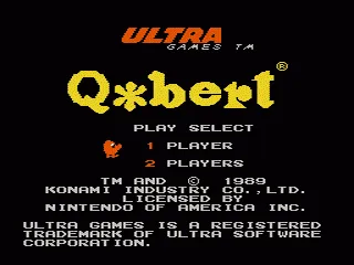 Q*bert screenshot