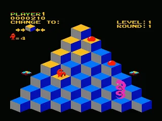 Backdrop artwork for Q*bert