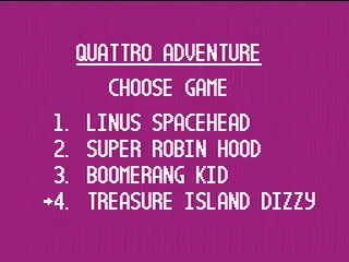 Backdrop artwork for Quattro Adventure