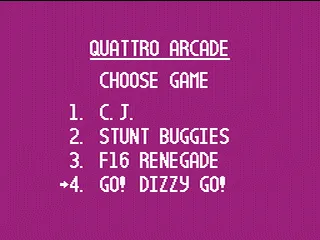 Backdrop artwork for Quattro Arcade