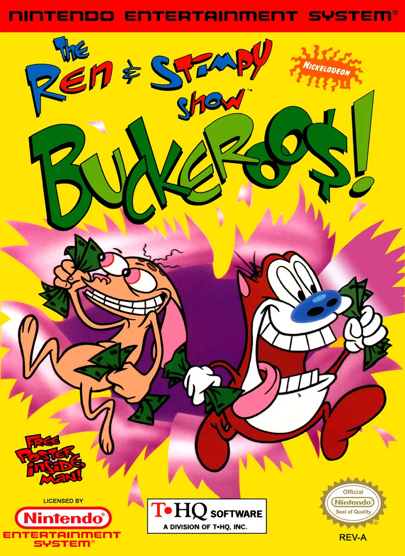 The Ren & Stimpy Show: Buckeroo$! box art