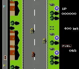 Backdrop artwork for Road Fighter