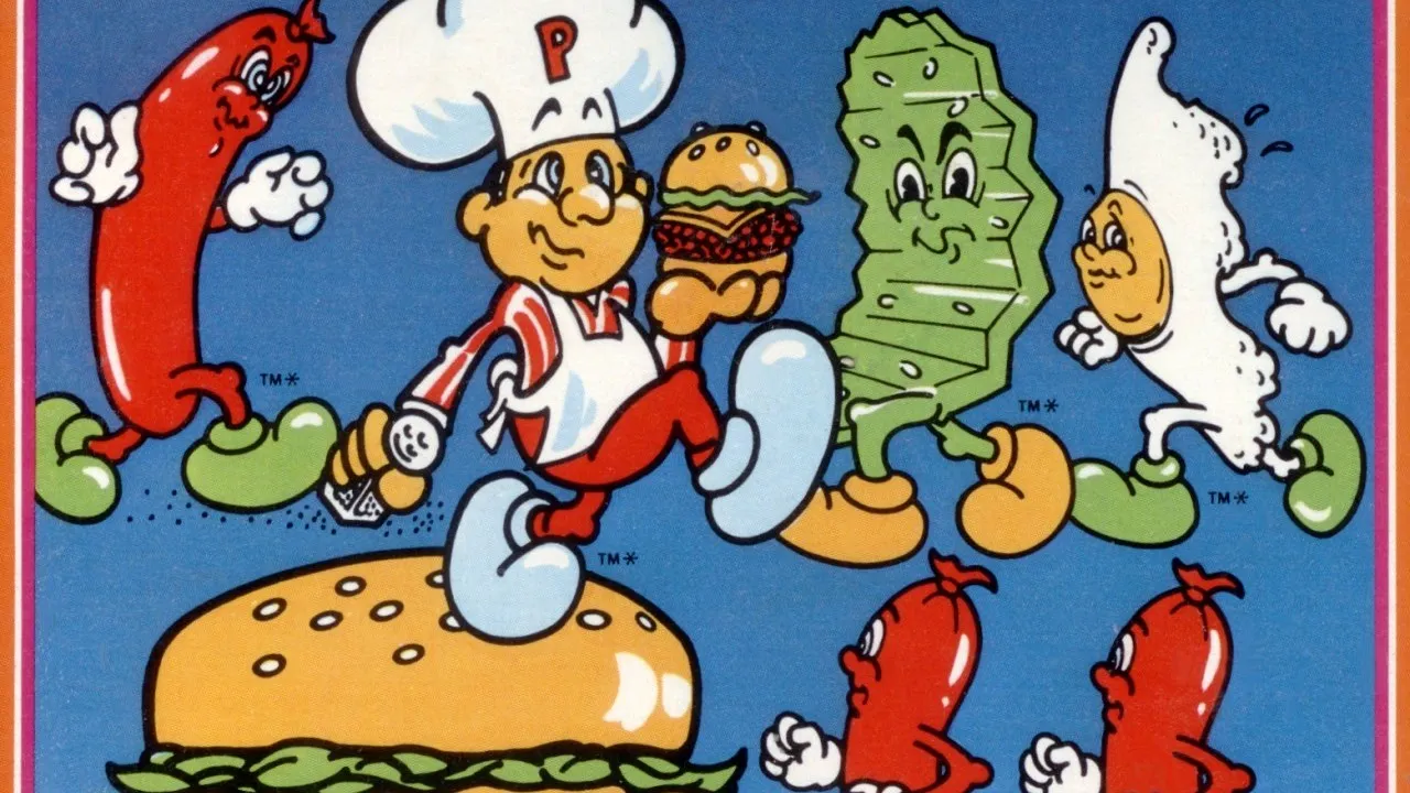 Backdrop artwork for BurgerTime