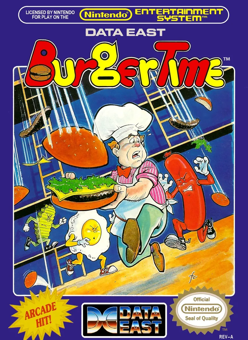 BurgerTime box art