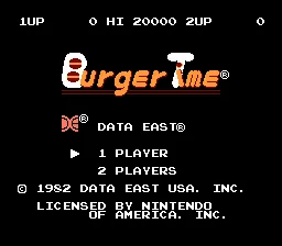 BurgerTime screenshot