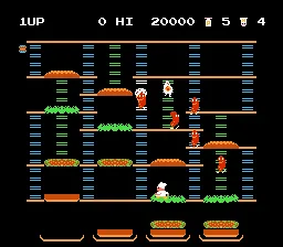BurgerTime screenshot