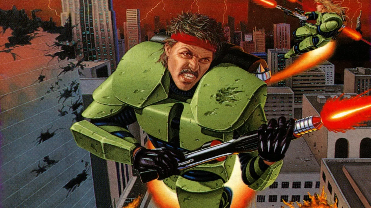 Backdrop artwork for S.C.A.T.: Special Cybernetic Attack Team