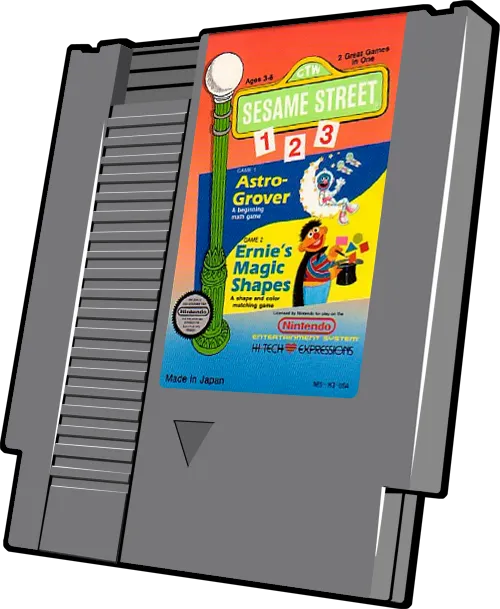 Sesame Street 1 2 3 cart
