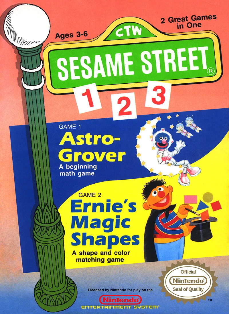 Sesame Street 1 2 3 box art