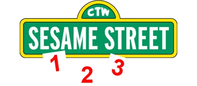 Sesame Street 1 2 3 logo