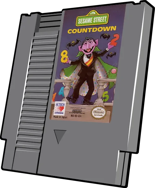 Sesame Street Countdown cart