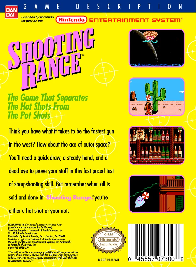 Shooting Range box back