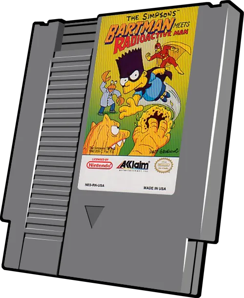 The Simpsons: Bartman Meets Radioactive Man cart