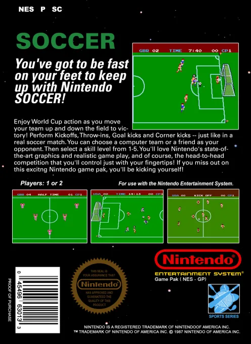 Soccer box back
