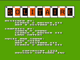 Solitaire screenshot
