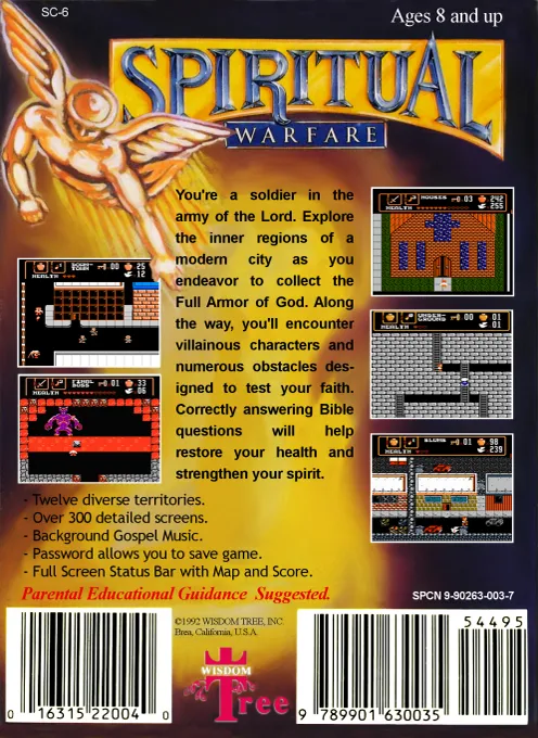Spiritual Warfare box back