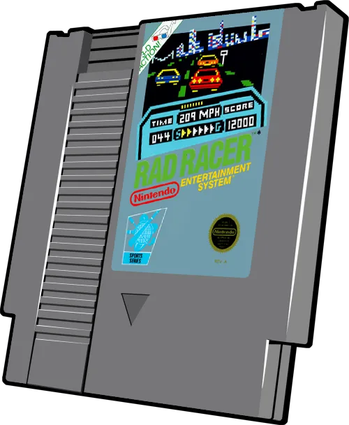 Rad Racer cart