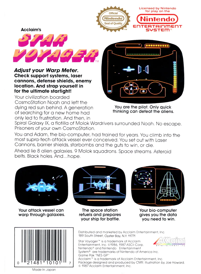 Star Voyager box back